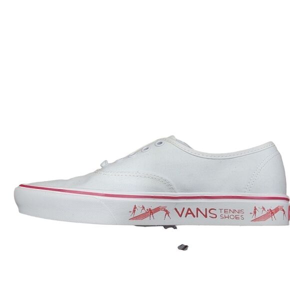 VN0A3WM748C Vans Comfycush Authent Blanc De Blanc/Red Men's - Women's - Picture 7 of 14